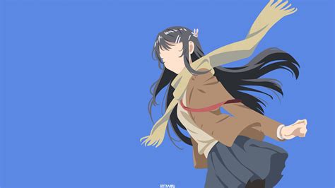 Anime Rascal Does Not Dream Of Bunny Girl Senpai Mai Sakurajima 4k