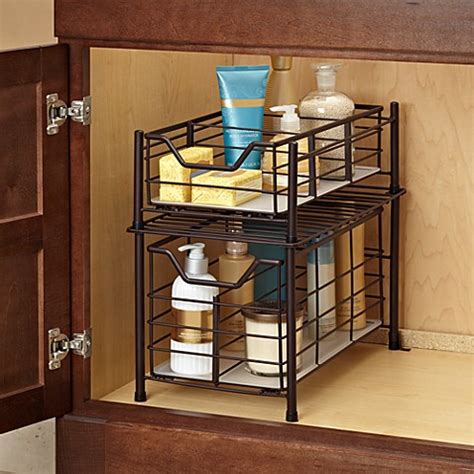 Bathroom countertops are a simple way to dress up the small space. Deluxe Bathroom Cabinet Drawer in Bronze - Bed Bath & Beyond