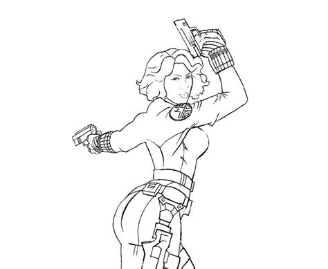 Download 288 Avengers Black Widow Coloring Pages Png Pdf File