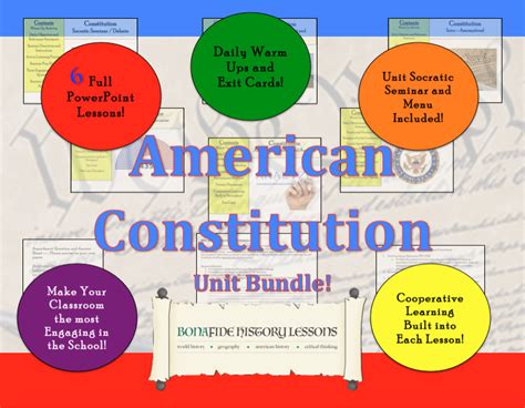 American Constitution Unit Bundle American Constitution Constitution