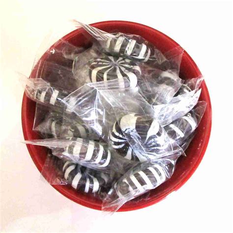 Licorice Starlight Mints Hard Candy Bulk Wrapped Candy 2 Lbs Starlite
