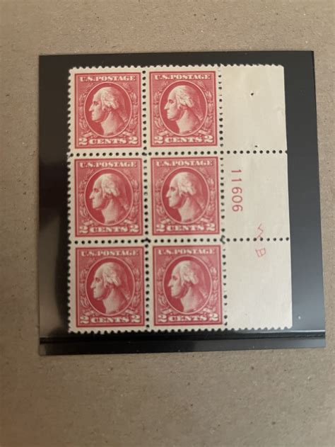 United States Plate Block 6 528a Nh With Certificate United