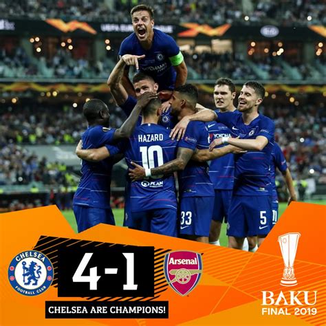 Keputusan And Video Gol Chelsea Vs Arsenal 3052019 Final Liga Europa