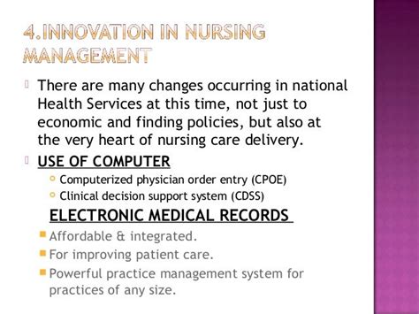 Innovations In Nursing