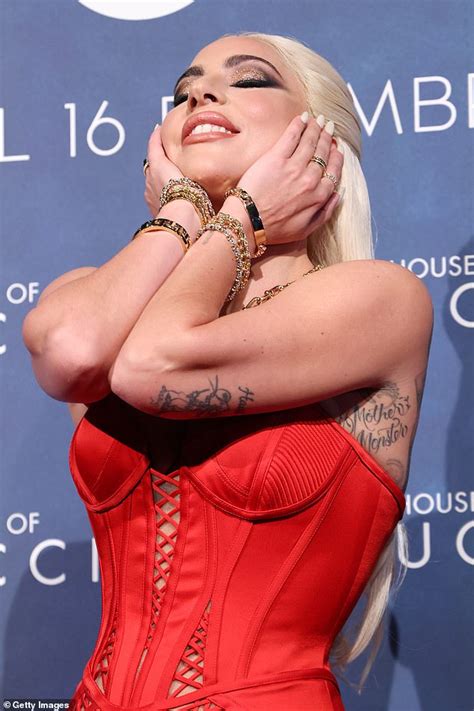 Lady Gaga Sets Pulses Racing In A Sizzling Red Gown With A Daring Thigh