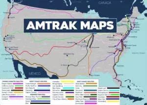 Amtrak Map And Route Guide Grounded Life Travel Amtrak Amtrak