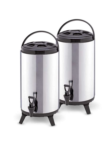 Soga 12l Portable Insulated Brew Pot With Dispenser 2pack Rockmans