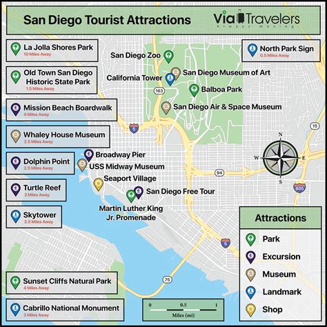 San Diego Attractions Map This Photograph Is Available For Flickr