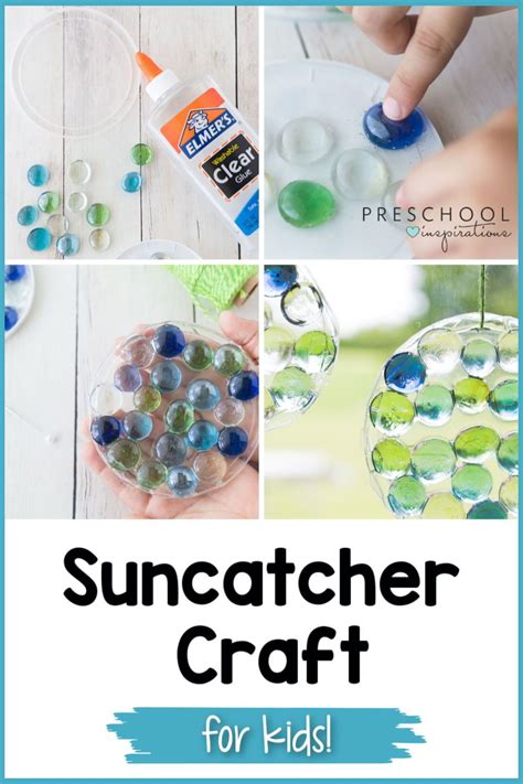 Easy Glass Gum And Glue Suncatcher Craft For Preschoolers Preschool