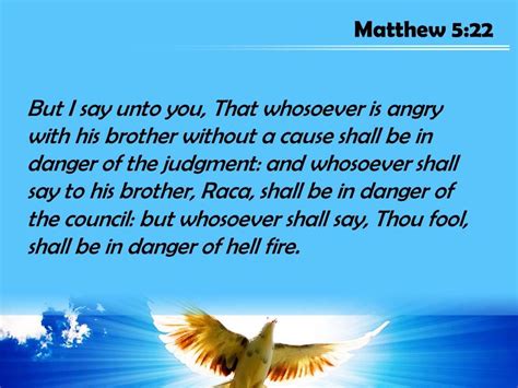 Matthew 5 22 Will Be In Danger Of The Powerpoint Church Sermon