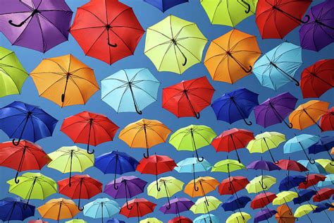 Colorful Umbrellas Background Photograph By Denys Kuvaiev Fine Art