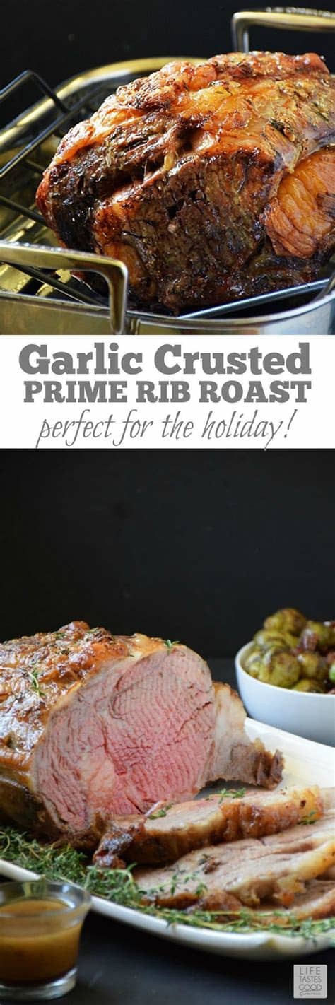 Christmas eve set dinner menu. Garlic Crusted Prime Rib Roast | Prime rib roast, Rib ...