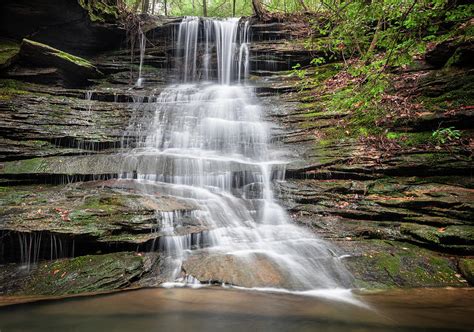 Rock Ledge Waterfall Photograph By Jordan Hill Pixels