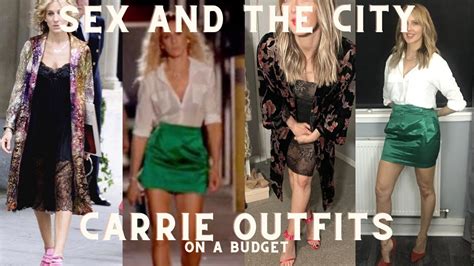 carrie bradshaw iconic outfits sex and the city youtube