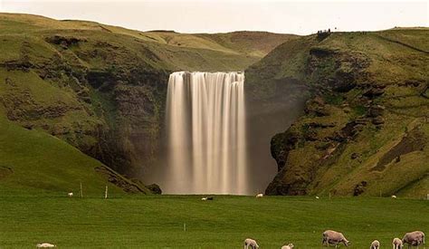 Skógafoss Is A Waterfall Situated On The Skógá River In The South Of