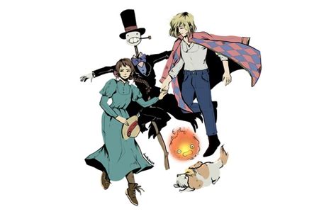 Wallpaper Girl Fire Dog Anime Art Guy Sophie Characters