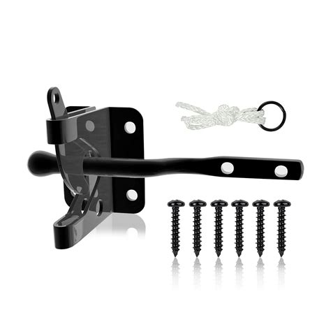 Buy Automatic Self Locking Gate Latch For Wooden Fence Gate Door Metal Gravity Lever Online