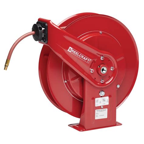 Reelcraft Hose Reel With Hose 1 2 ID Hose X 50 Spring Retractable