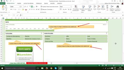 Planilha De Custos Modelo De Planilha De Custos Excel Para Download