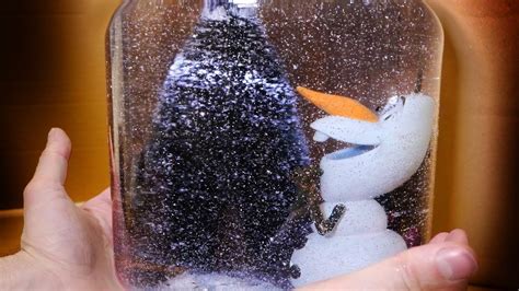 Diy Giant Frozen Olaf Snow Globe Youtube