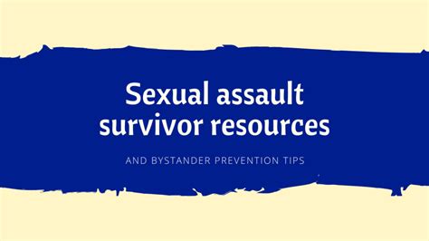Sexual Assault Survivor Resources And Bystander Prevention Tips Kget 17