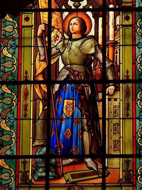 Joan Of Arc Jeanne Darc Saint Joan Of Arc Stained Glass Windows