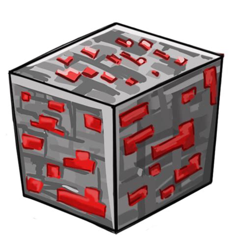 Minecraft Redstone Block Png Png Download Bloco De Diamante