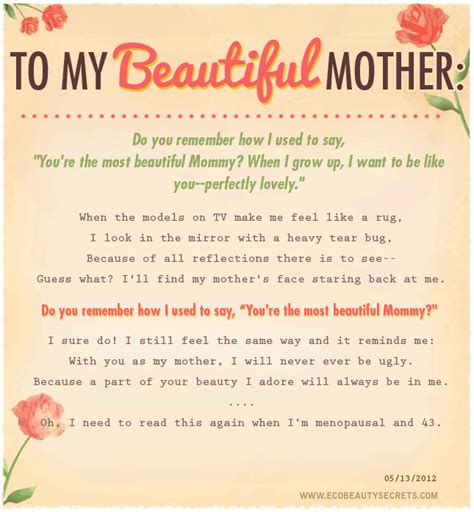 Beautiful Mother Quotes And Poems Shortquotescc