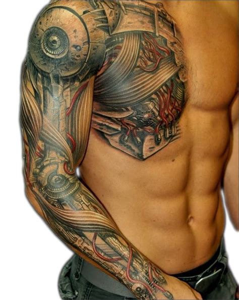Pin By Marc Augenreich On Shoulder Tattoo Cyborg Tattoo Bio