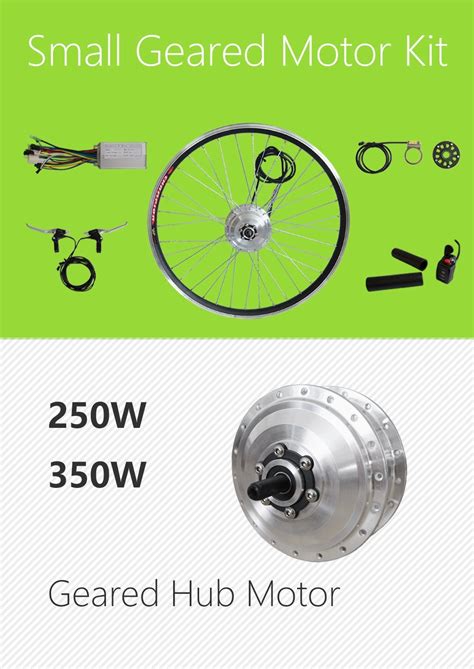 Front Or Rear Geared Motor Electric Bike Kit 36v 350w China Electric