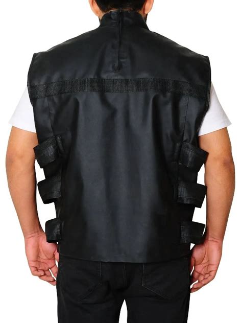 Ray Stevenson Punisher War Zone Black Leather Vest Leatherstylo