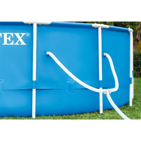 Intex 18 Ft X 18 Ft X 48 In Metal Frame Round Above Ground Pool With