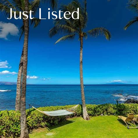 Just Listed Oceanfront Maui Bliss 17888000 4406 Makena Road B Makena