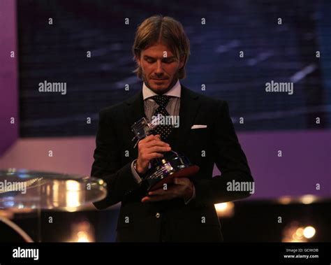 Winner Of The Lifetime Achievement Award David Beckham During The Bbc