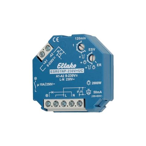 Eltako Esr61np 230vuc Impulse Switch With Integrated Relay Omnilan Bv
