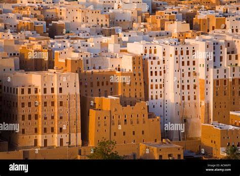 Detail Of The Architecture Of The Unesco World Heritage Town Of Shibam