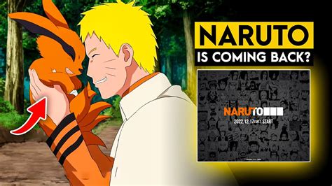 Naruto Is Coming Back On 17 December 2022 Youtube