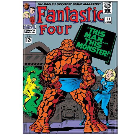 Fantastic Four Issue 51 Thing Cover Magnet
