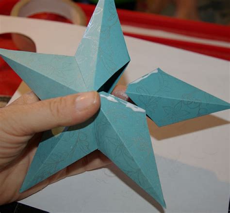 Paper 3d Templates Paper Star Three Dimensional Paper Star