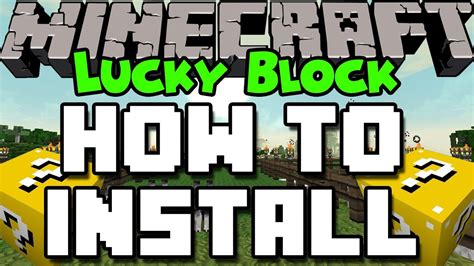 How To Install Lucky Block In Minecraft 172 Youtube