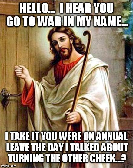 Jesus Knocking Memes Imgflip