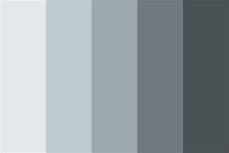 Cool Monochrome Color Palette