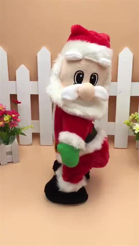 Cute Hip Shake Santa Claus Figure Twisted Hip Singing Electric Twerk