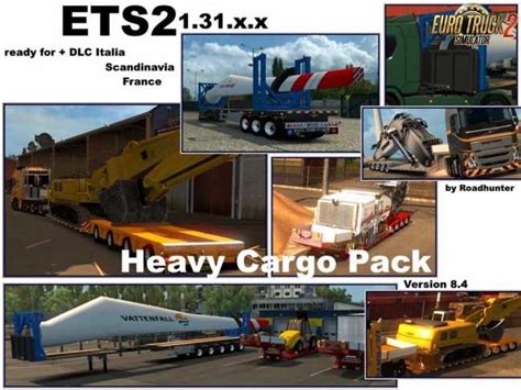 Pack Trailers Heavy Cargo V84 131 Ets2 Mods Euro Truck Simulator
