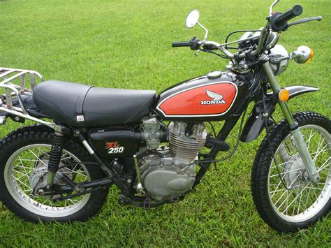 Vintage 1975 Honda Xl 250 Enduro Motorcycle Trail Bike