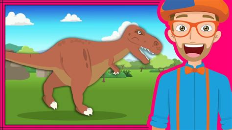 The Dinosaur Song By Blippi Dinosaurs Cartoons For Children Youtube