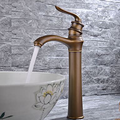 Modena widespread 8 antique brass bathroom sink faucet dual handle mixer faucet usually ships in 2 to 3 business days. Contemporary / Modern Centerset Widespread with Ceramic ...