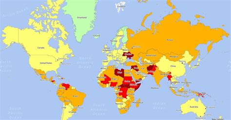 Risk Map 2024 Das Sind Die Sichersten And Gefährlichsten Länder Der Welt
