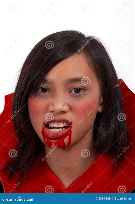 Bloody Mouth Stock Photo Image Of Fake Gaze Halloween 3397588