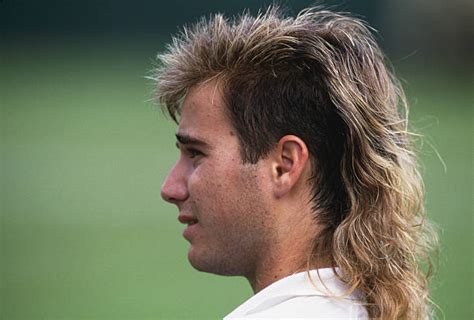 Andre Agassi At 1987 Wimbledon Championships Pictures Getty Images